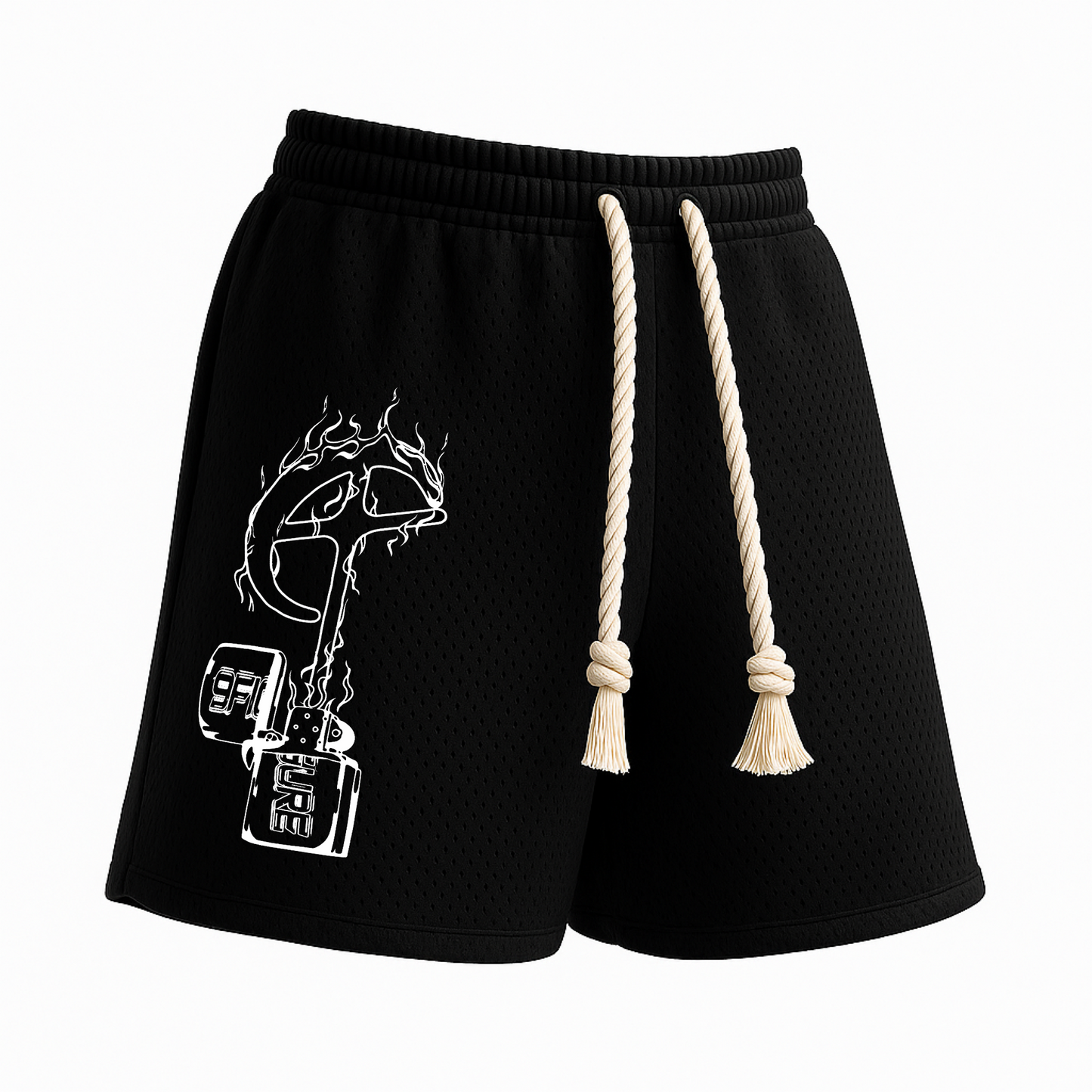 Flaming 9 Shorts
