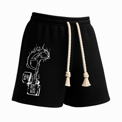 Flaming 9 Shorts