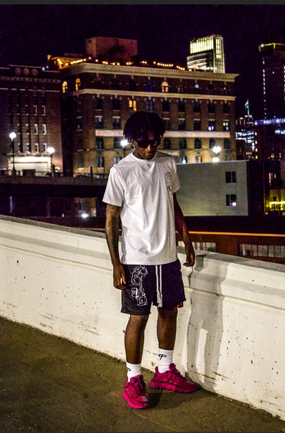 Flaming 9 Shorts