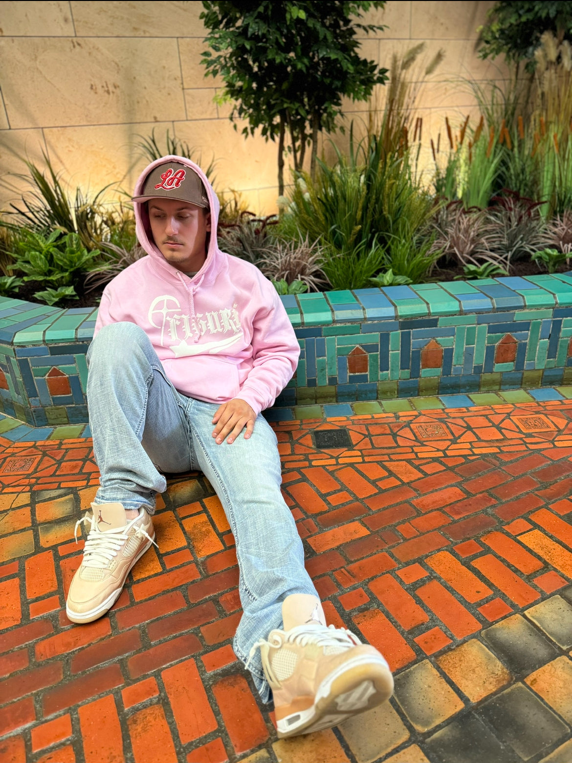 9F OG HOODIE (light pink)