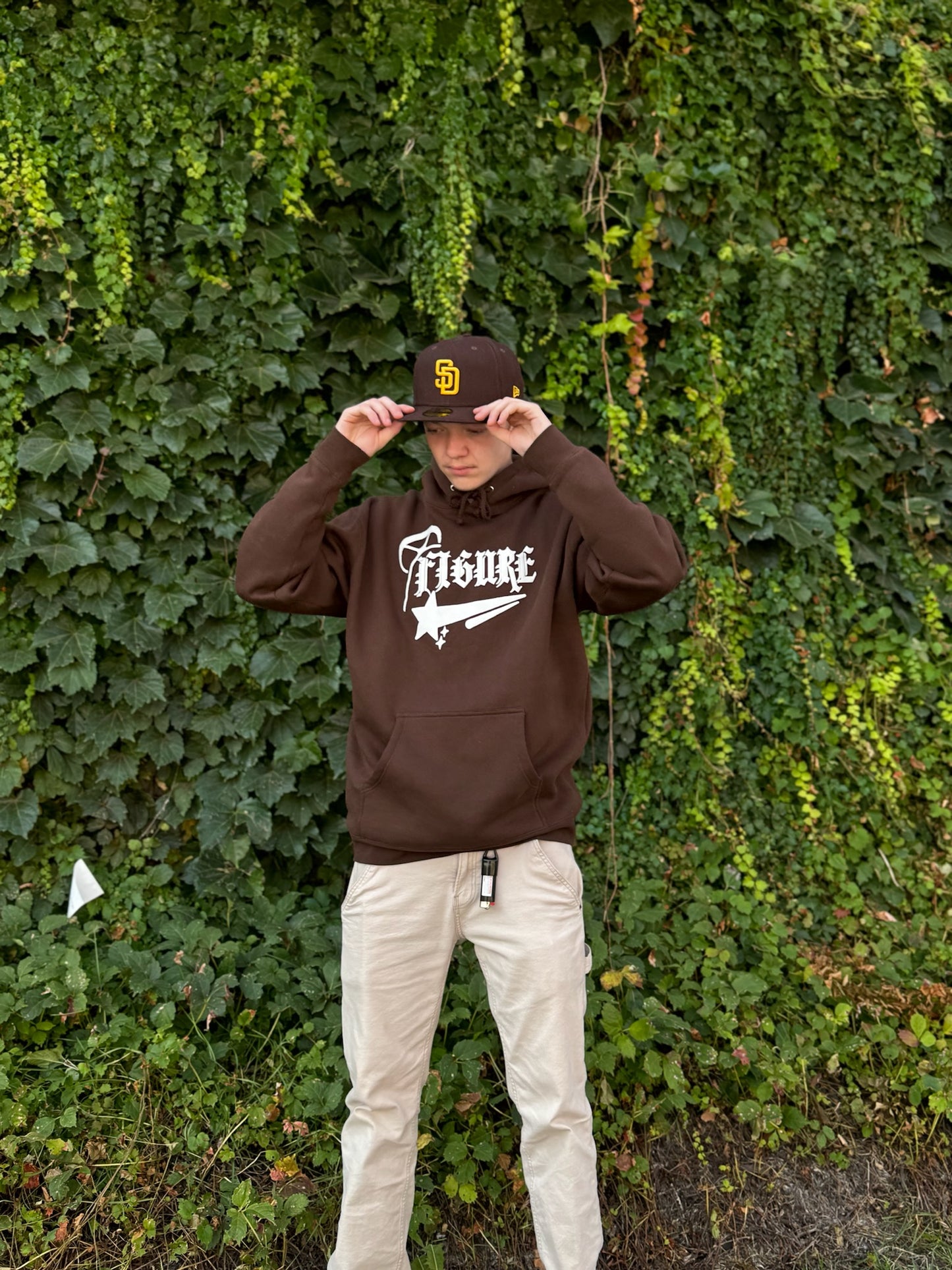 9F OG HOODIE (brown)